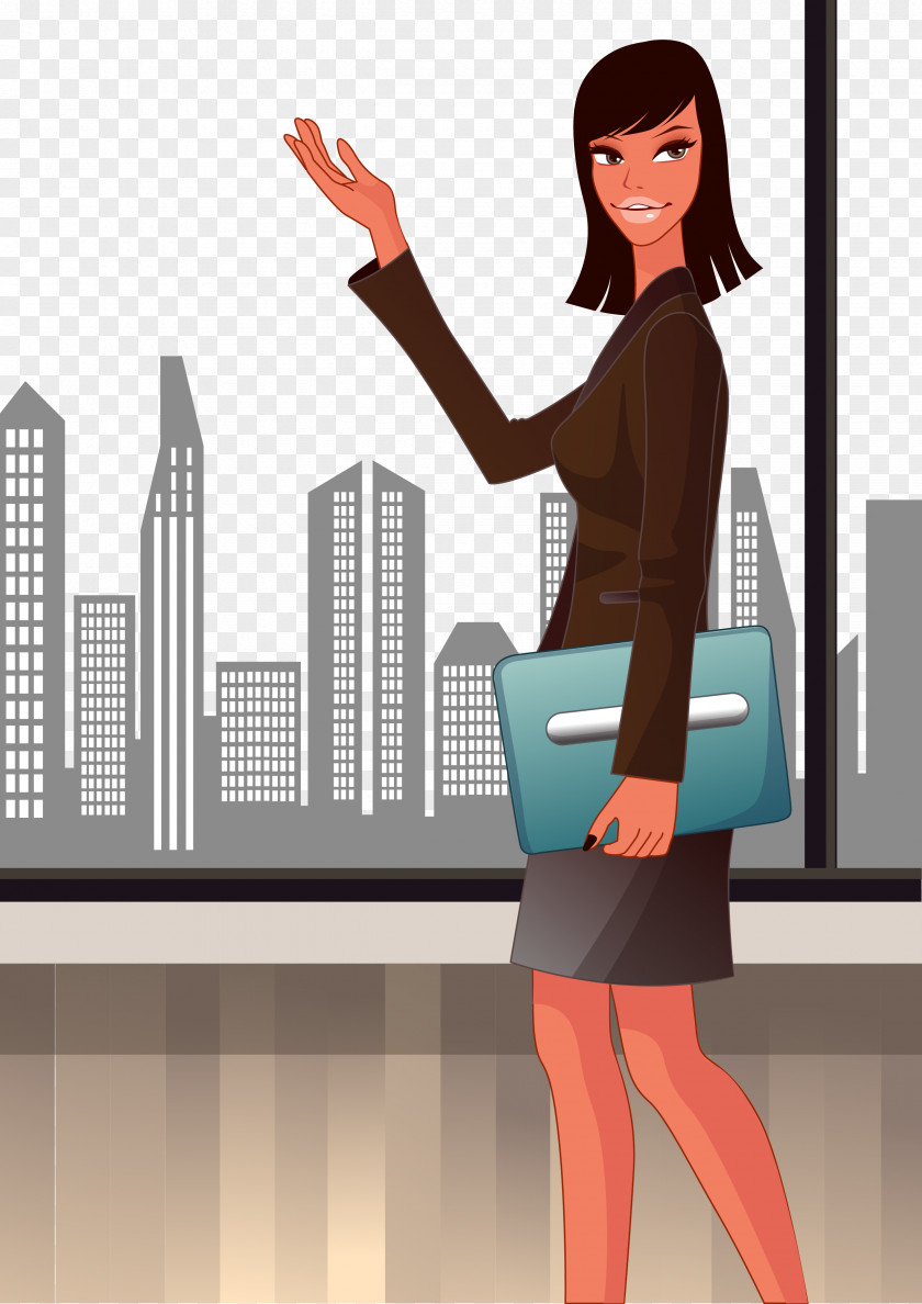 Vector Business Woman Covina PNG
