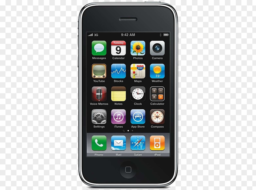 Apple IPhone 3GS 8 Plus Telephone PNG