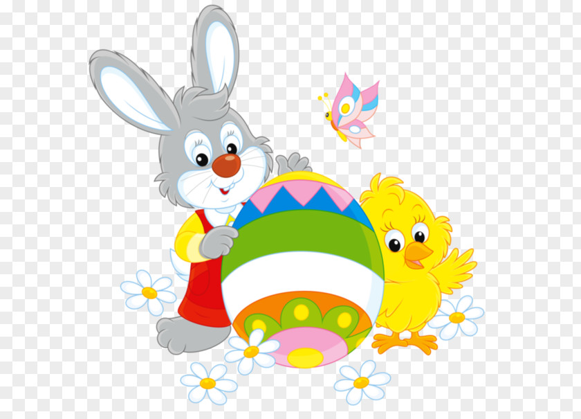 Chicken Easter Bunny Clip Art PNG