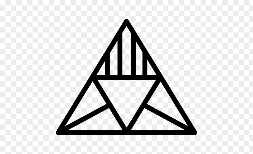 Geometric Shapes Triforce Princess Zelda Logo PNG