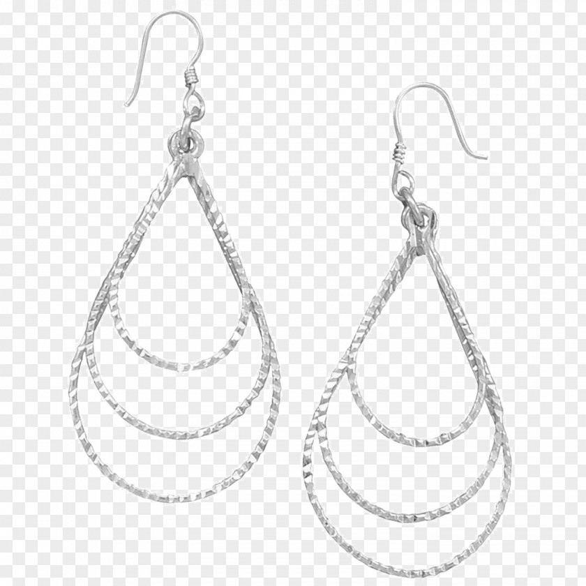 Silver Earring French Wire Sterling Jewellery PNG