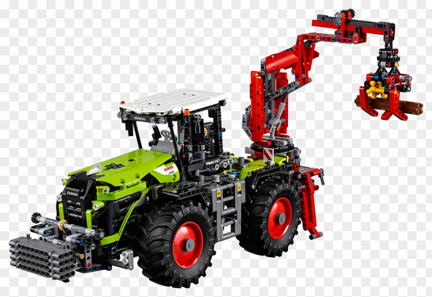 Tractor Lego Technic Claas Xerion 5000 Minifigure Construction Set PNG