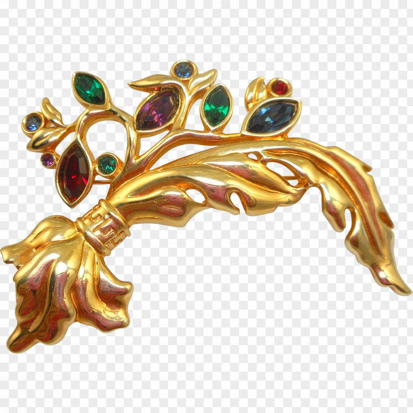 Brooch Jewellery Clothing Accessories Gemstone Gold PNG