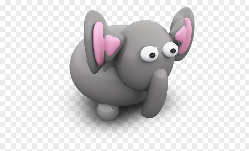 ElephantPorcelaine Pink Heart Elephants And Mammoths Snout PNG