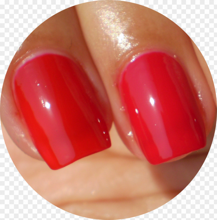 Red Nails Nail Polish Hand Model Manicure Finger PNG