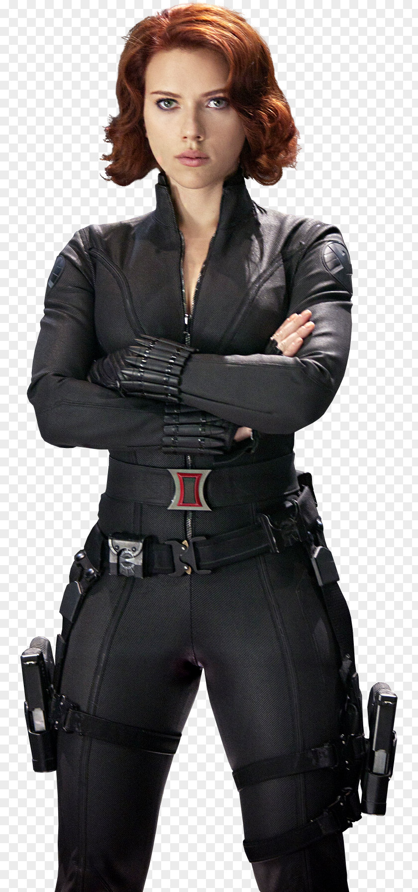 Black Widow Image Scarlett Johansson The Avengers Cosplay Costume PNG