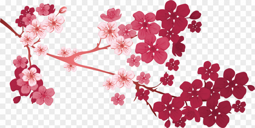 Chinese Wind Plum Panjin Lunar New Year January 1 PNG