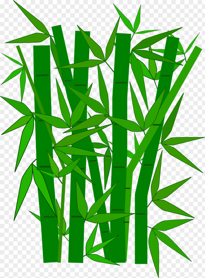 Four Gentlemen Of Bamboo Textile Green Clip Art PNG
