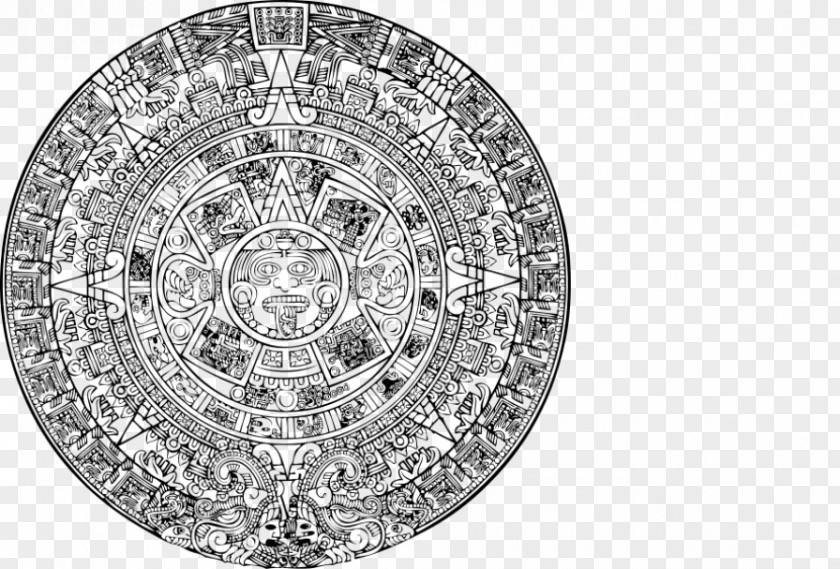Maya Civilization Aztec Calendar Stone Aztlán Mayan PNG
