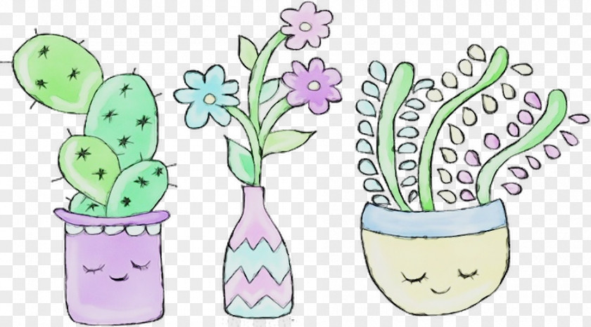 Plant Stem Flower Flowerpot Clip Art PNG