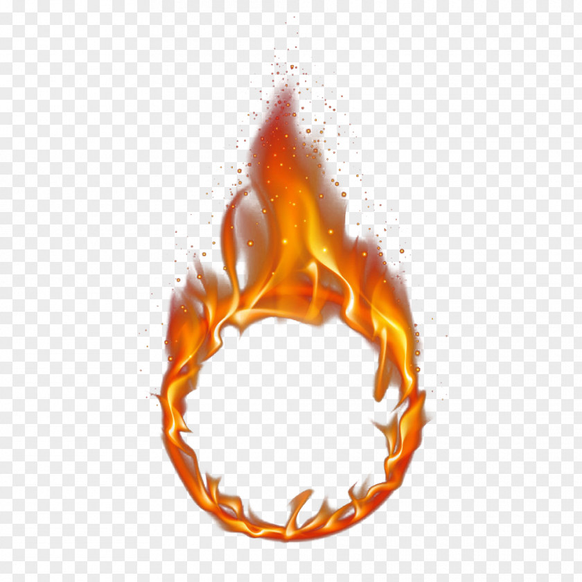 Red Ring Of Fire Flame PNG