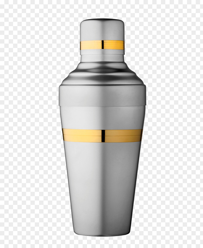 Cocktail Shaker Martini Bar Gold Plating PNG