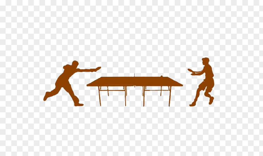 Ping Pong Silhouette Table Tennis Racket World Championships Ball PNG