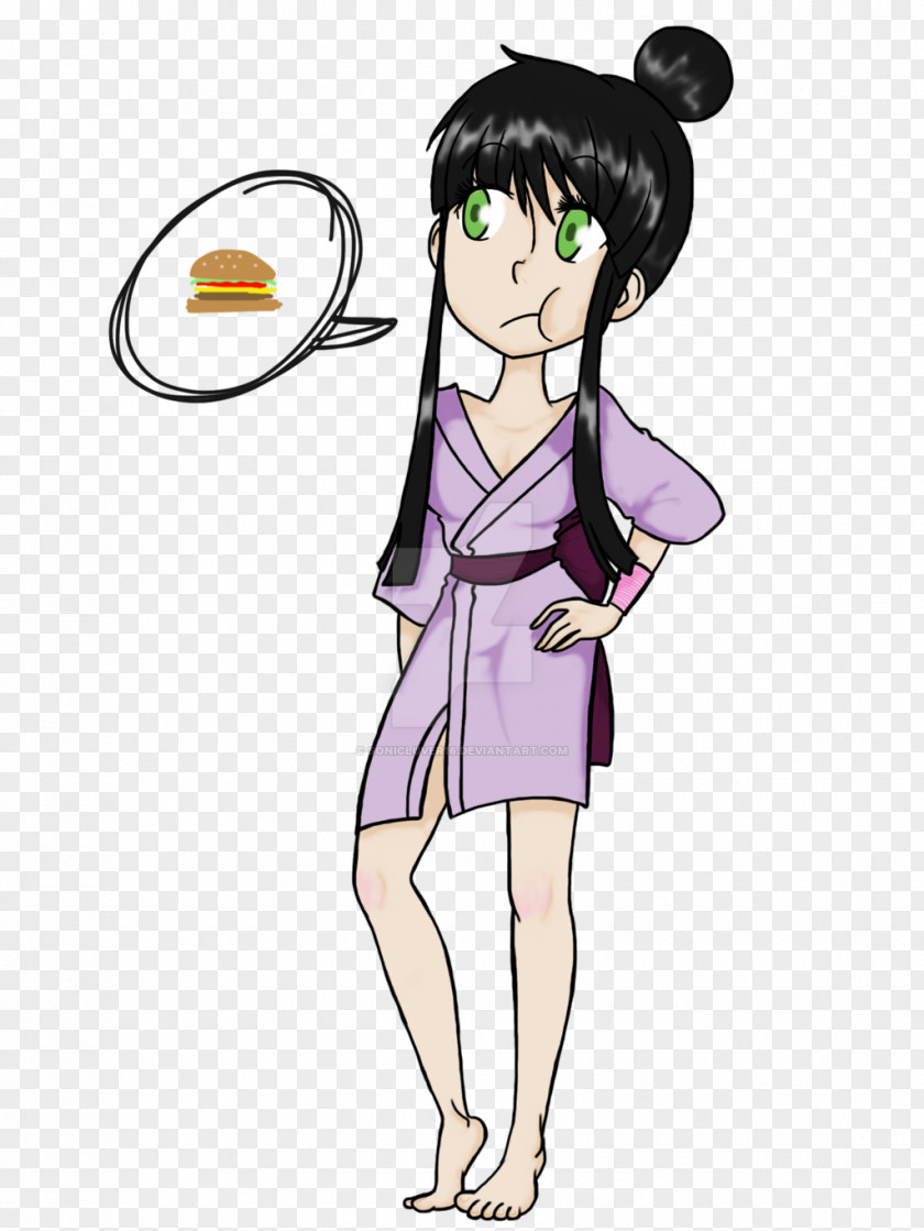 Ace Attorney Clothing Black Hair Arm Woman PNG