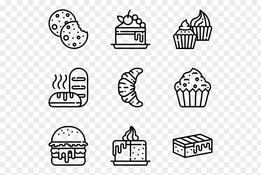 Bakery Tag Icon Design PNG