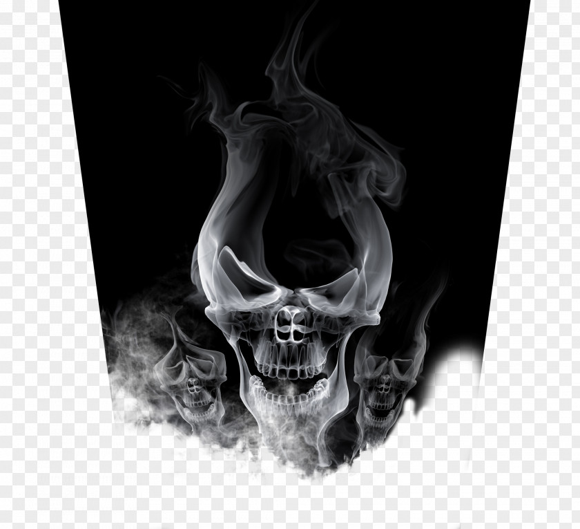 Black Smoke Skull Design PNG smoke skull design clipart PNG