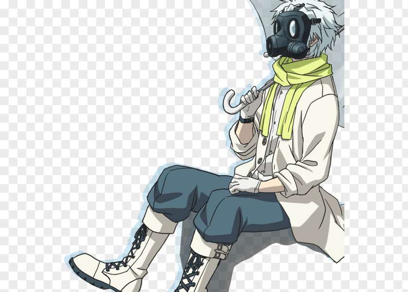 Cosplay Dramatical Murder Gas Mask Costume PNG