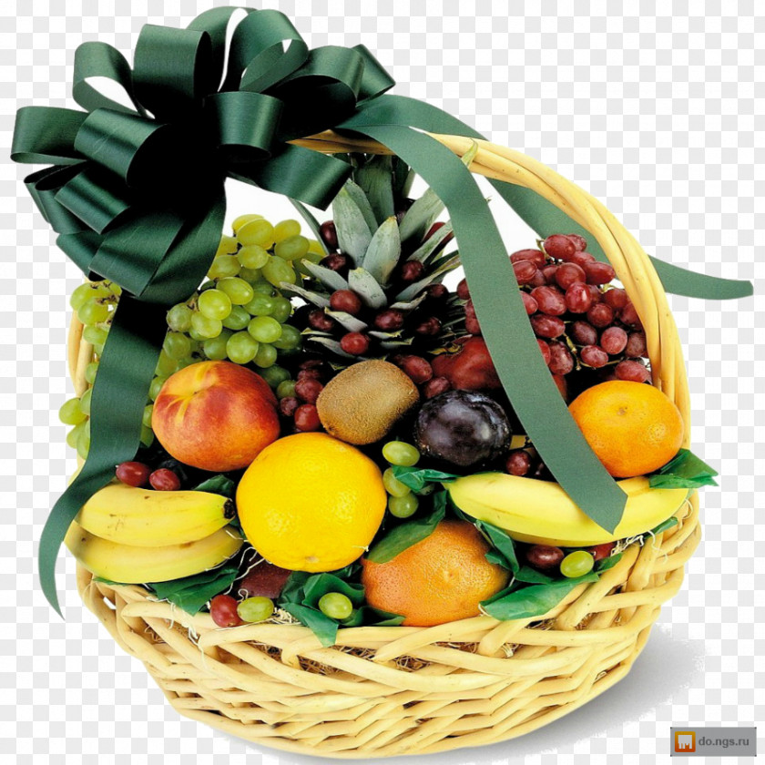 Fruit Basket Food Gift Baskets Hamper PNG