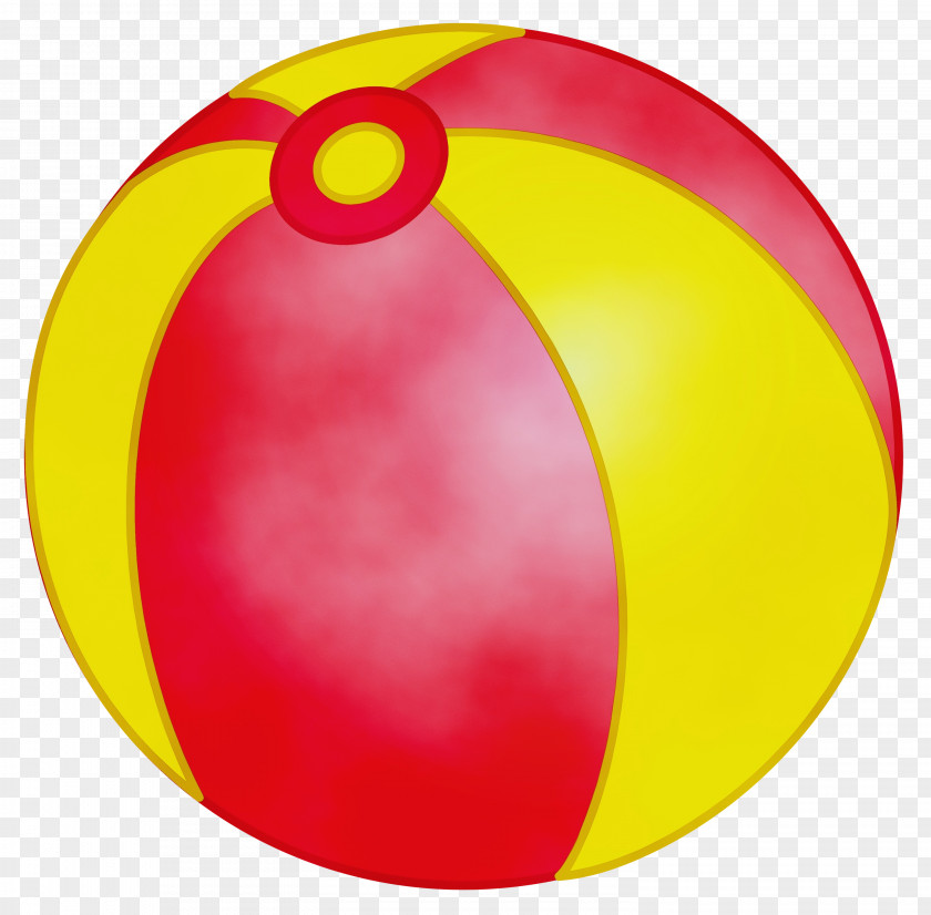 Magenta Ball Yellow Circle PNG
