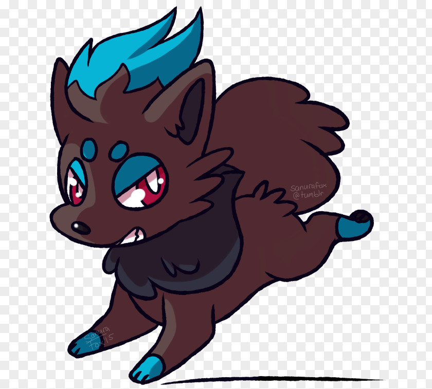 Shiny Zorua Whiskers Cat Clip Art Canidae Dog PNG