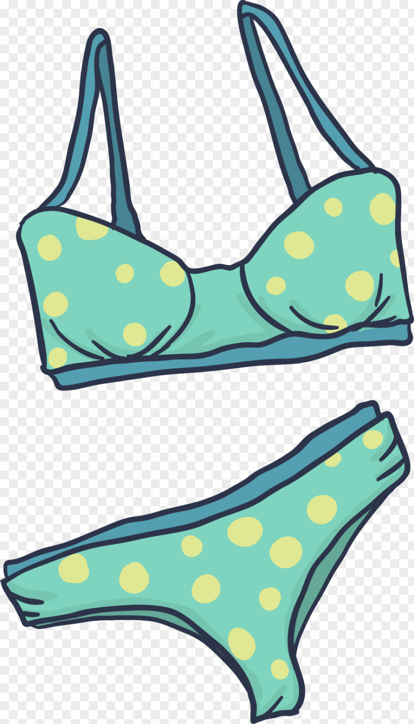 Swimsuit Bikini PNG , cute cartoon bikini clipart PNG