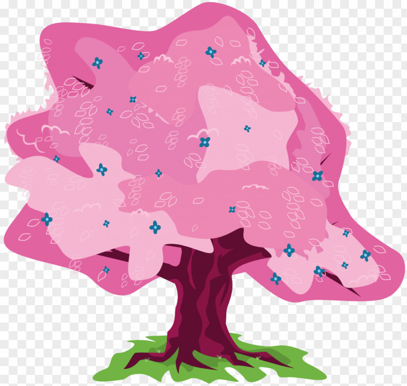 Tree Pink M RTV PNG
