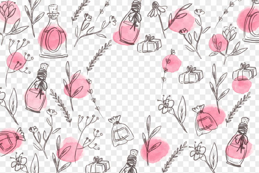 Vector Background Perfume Cosmetics PNG