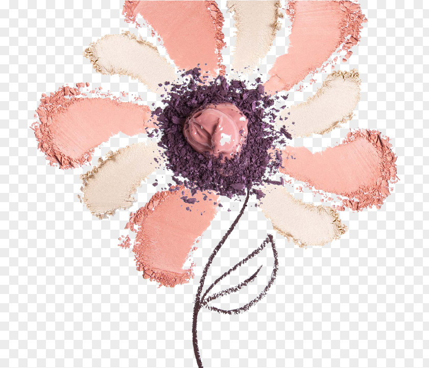 Wildflower Headband Pink Flower Cartoon PNG
