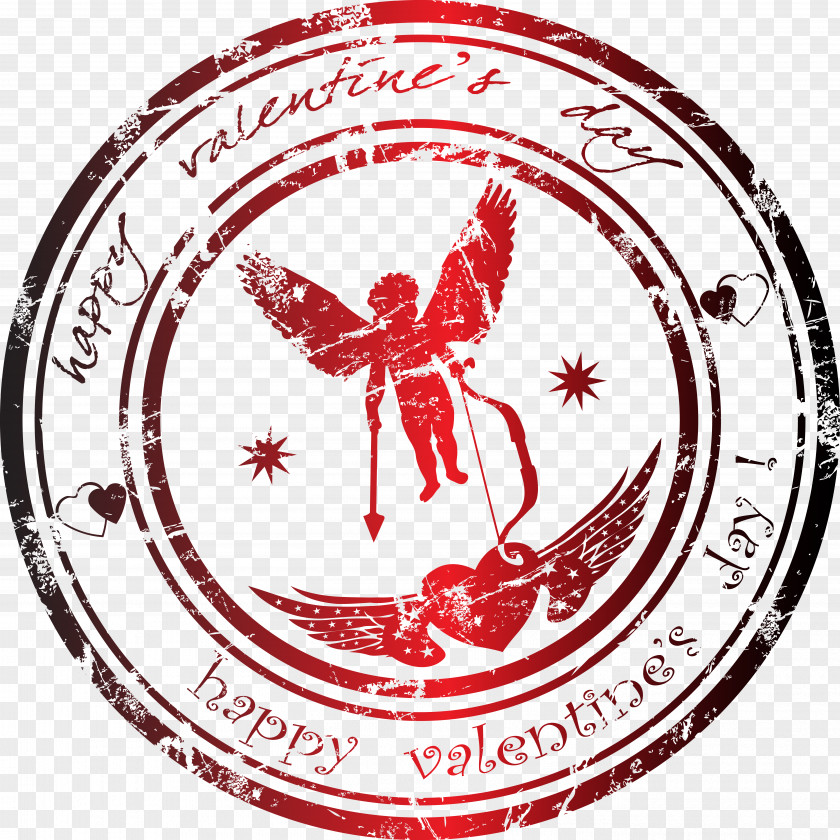 Cupid Seal Material Love Rubber Stamp Romance PNG