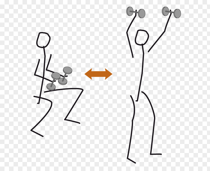 Dumbbells Squats Forearm Training Triceps Brachii Muscle Clip Art PNG