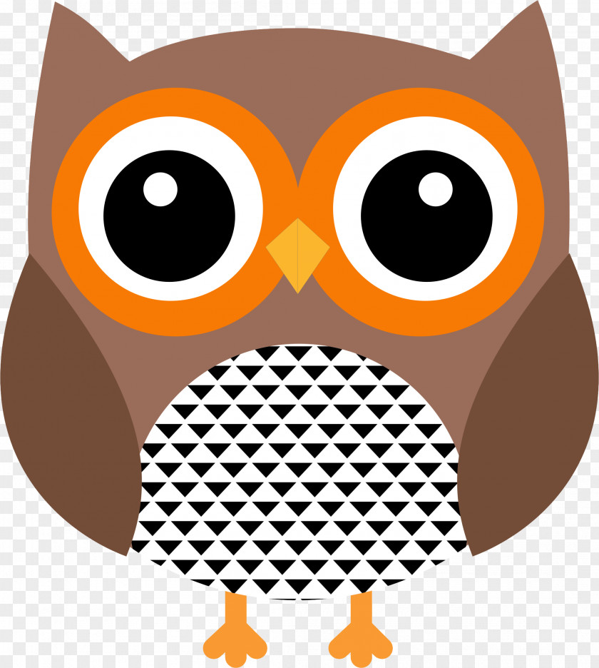 Eastern Screech Owl Bird Orange PNG