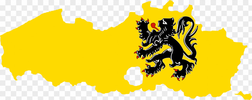 Flag Flemish Region Of Flanders Wallonia PNG