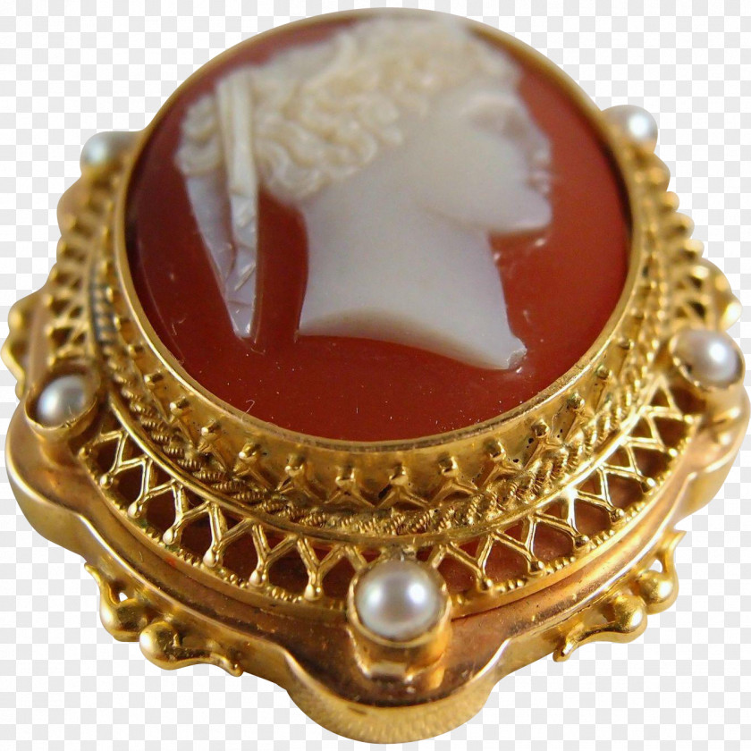 Gemstone Brooch Gold Cameo Charms & Pendants PNG