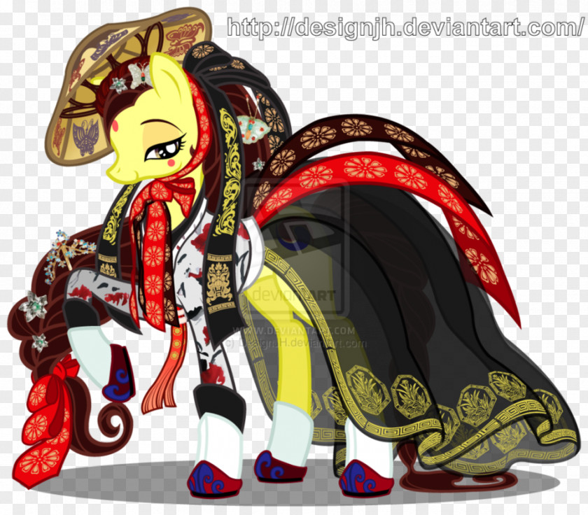 Korean Traditional Indian Elephant Horse Cartoon PNG