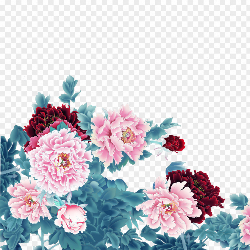 Peony Paper Taobao Tmall Wallpaper PNG