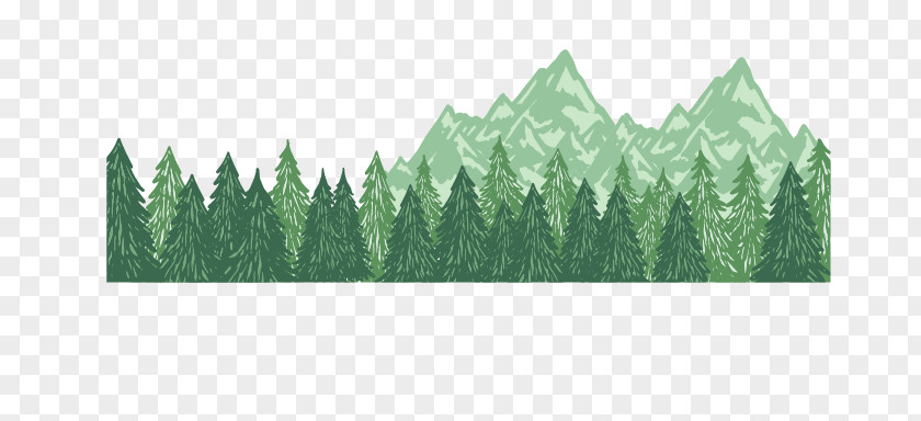 Vector Mountains Euclidean Mountain Tree PNG