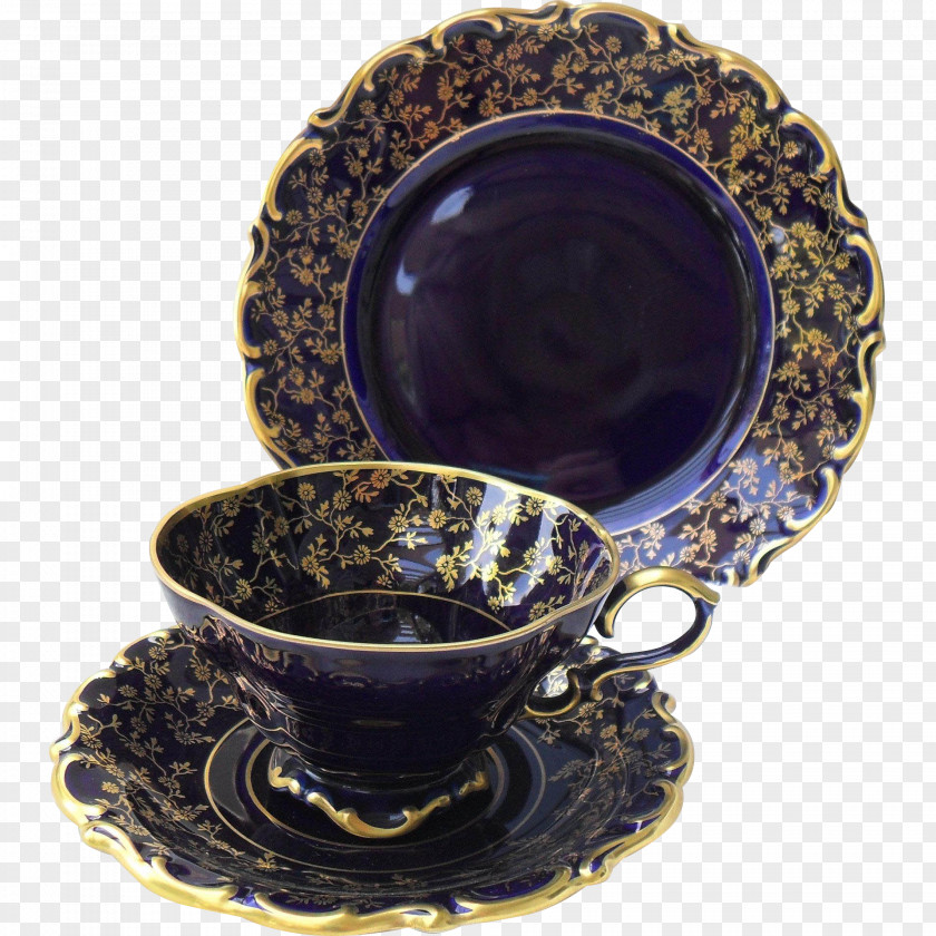 Vintage Tea Cup Coffee Saucer Plate PNG