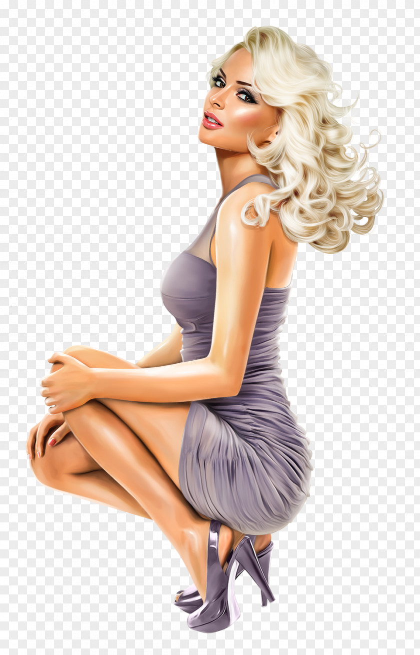 Woman Pin-up Girl PNG girl , girl, woman wearing purple illusion neckline mini dress clipart PNG