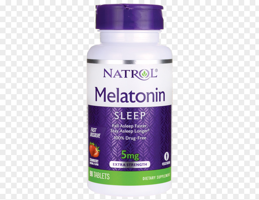 DISSOLVE Dietary Supplement Melatonin Natrol Sleep Tablet PNG