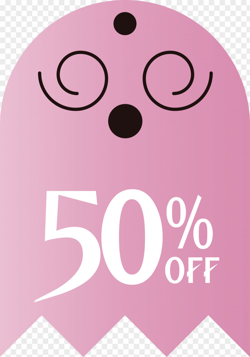 Halloween Discount Sales 50% Off PNG