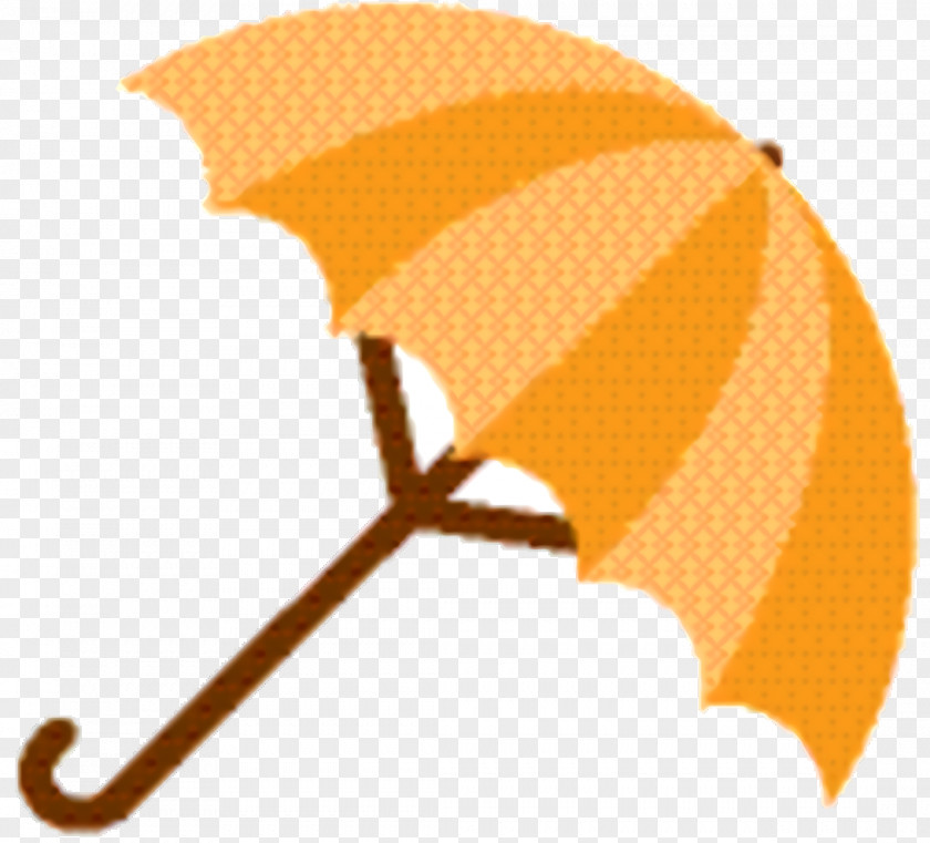 Orange Umbrella Cartoon PNG