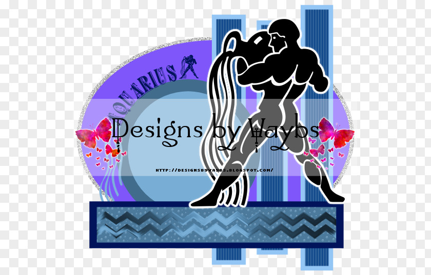 Aquarius Logo Bumper Sticker Font PNG