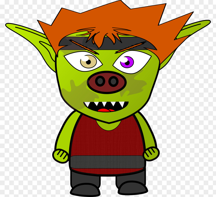 Martial Arts Goblin Clip Art PNG