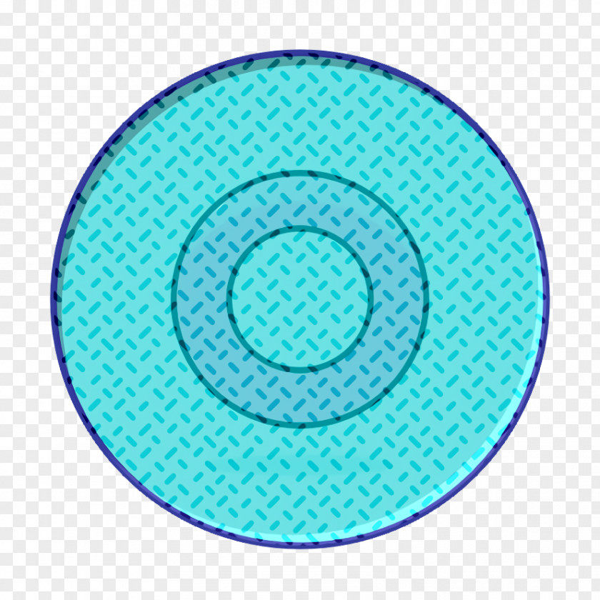 Teal Turquoise Circle Icon PNG