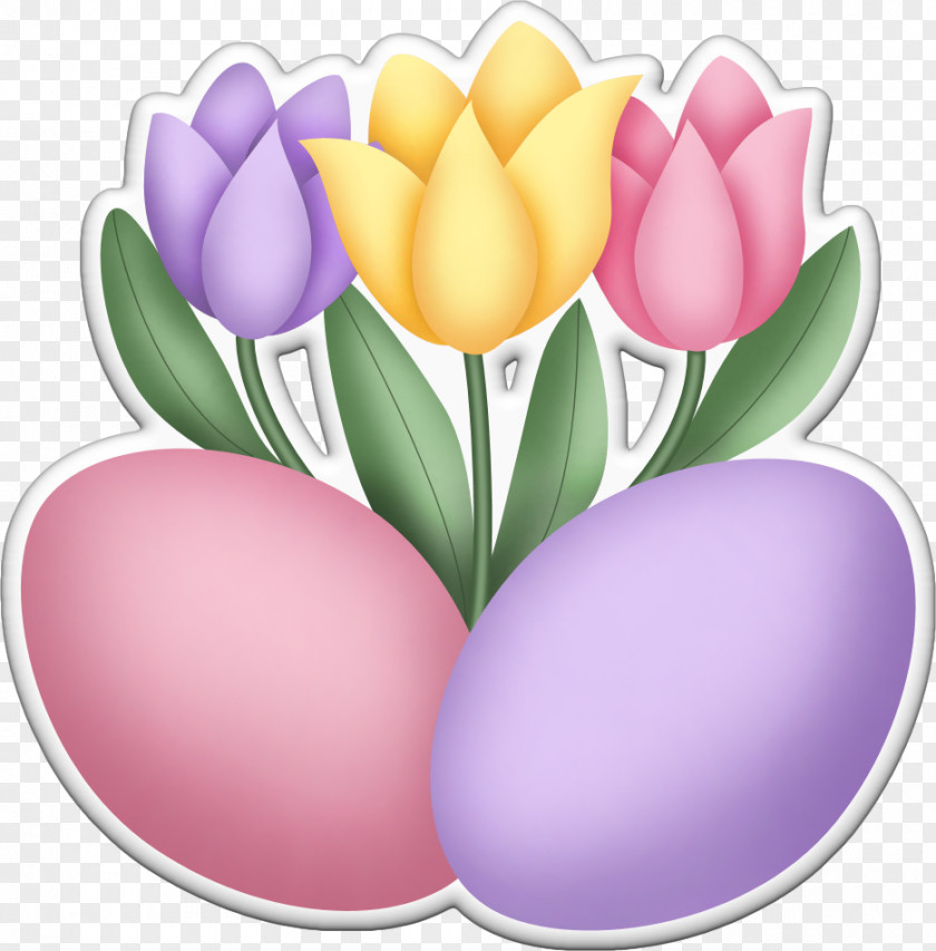 Tulip Easter Egg Petal PNG