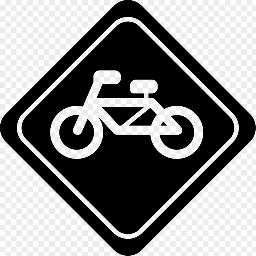 Bicycle Cycling Senyal Traffic Sign PNG