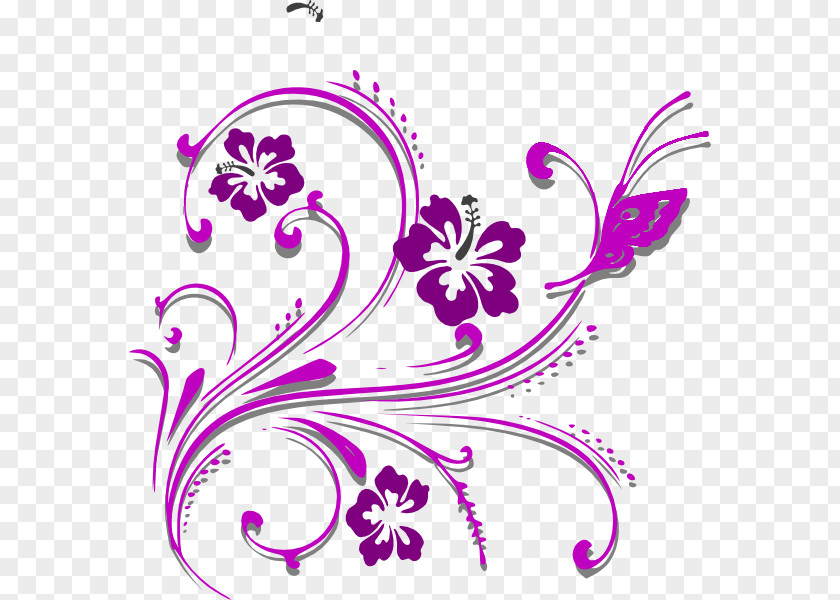 BUNGA Butterfly Purple Clip Art PNG
