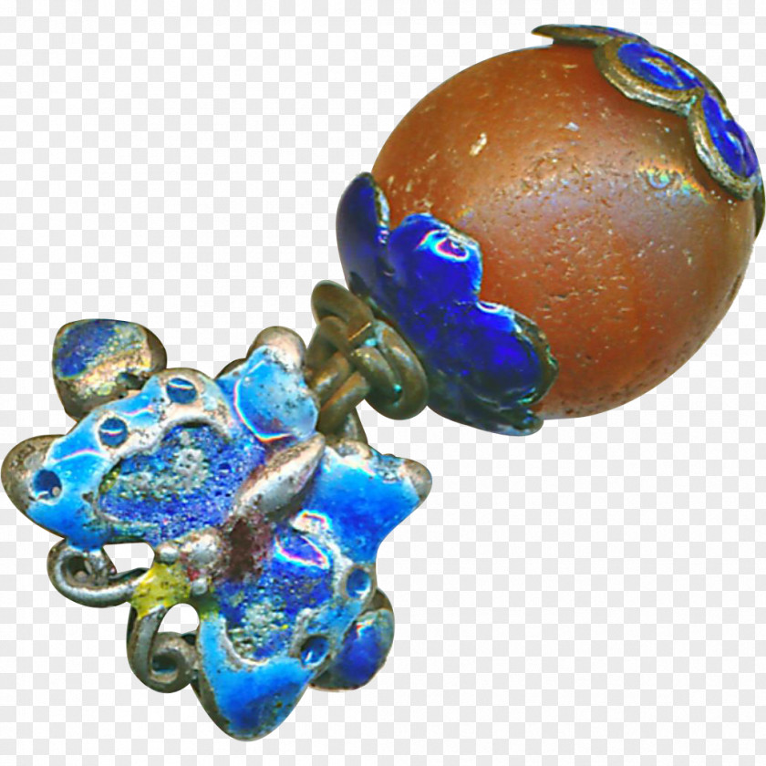 Chinese Ancient Style Turquoise Cobalt Blue Body Jewellery Bead PNG
