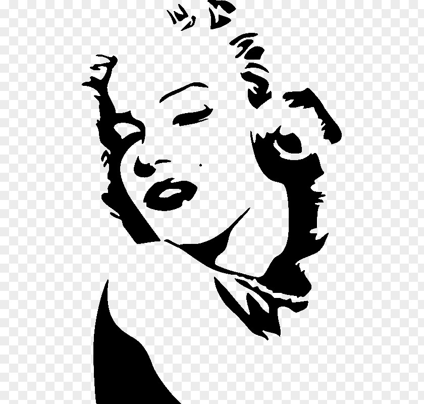 Marylin Monroe Marilyn Diptych Printmaking Pop Art Black And White PNG