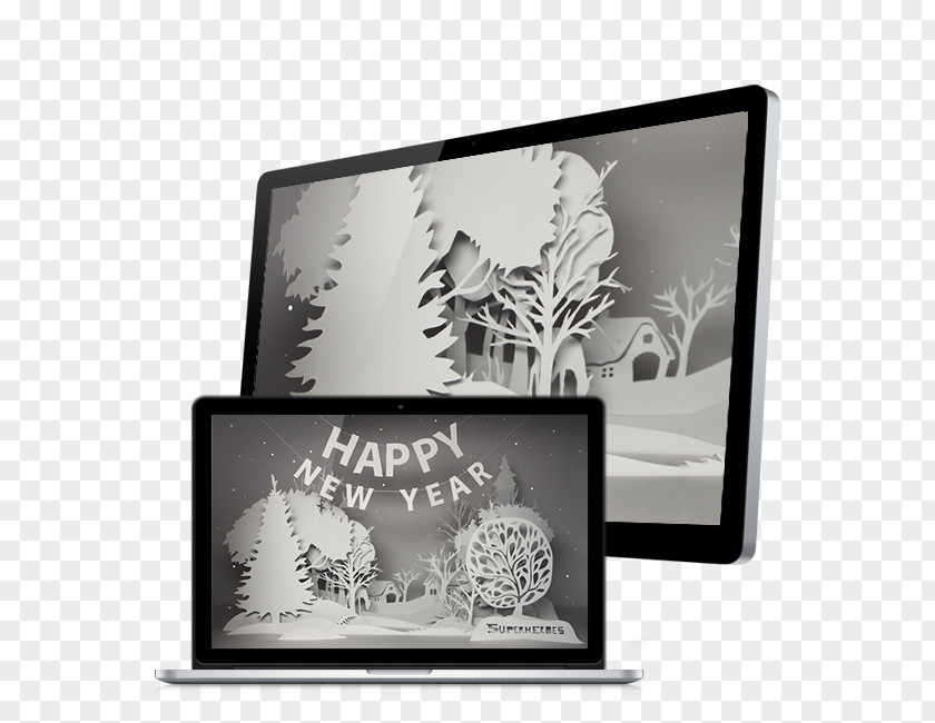 New Year Card Brand Product Design Picture Frames Font PNG